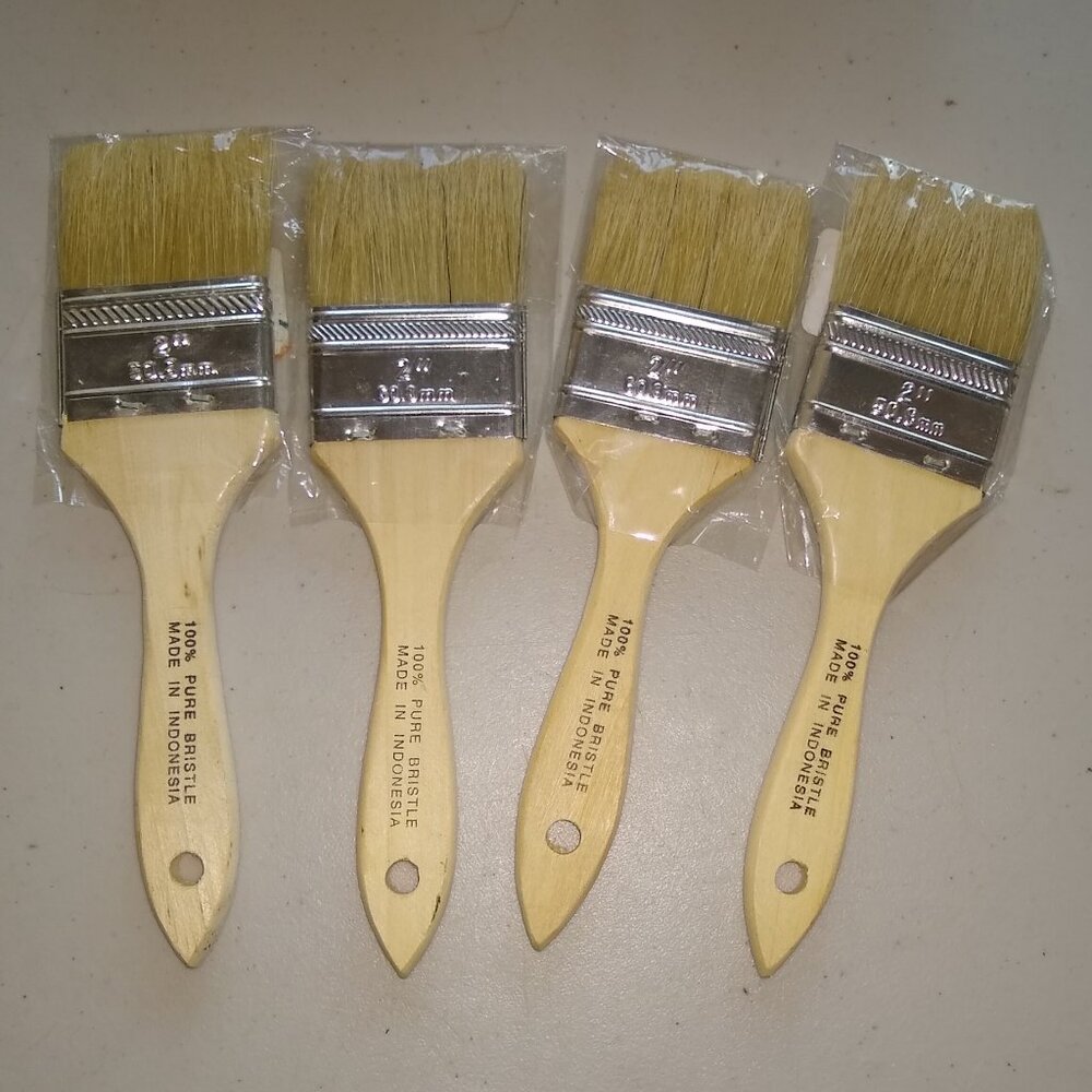 Paint brushes 2in set of 4 New